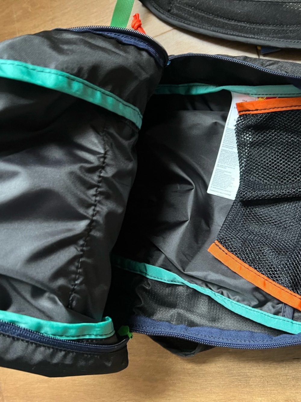One of a kind cotopaxi Black Backpack with Multicolor Accents - Picture 6 of 9